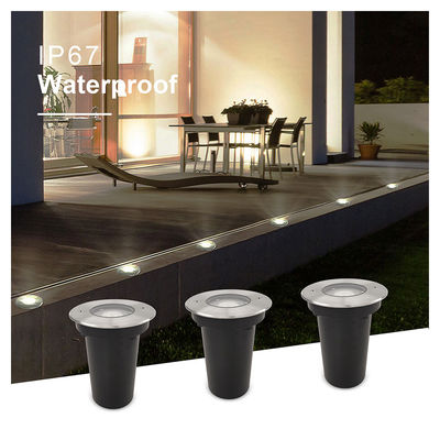 ضوء تحت الأرض LED للخارج 6W IP67 12V DC الضوء تحت الأرض منخفض الجهد