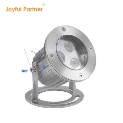 أضواء بركة تحت الماء غاطسة من الفولاذ المقاوم للصدأ 316L 3*2W معدل IK 08 كابل بطول 2 متر