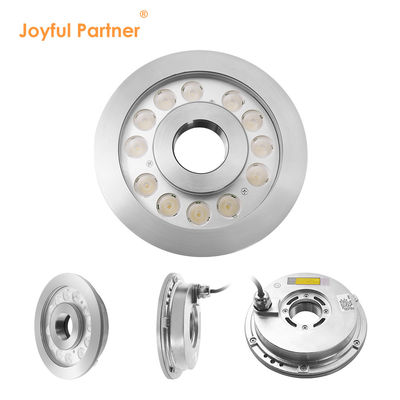 IP68 ضوء مصدر LED 36W الفولاذ المقاوم للصدأ 3 في 1 ضوء RGB تحت الماء