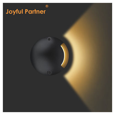 مصباح مدفون بالخطوة المنسدلة رؤية جانبية واحدة 12 24 فولت جانب إصدار DIA 70MM للممشى