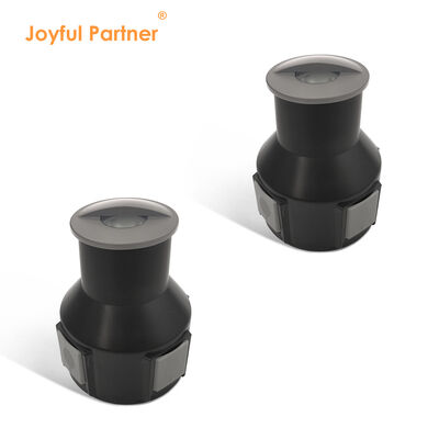 إضاءة LED علوية 1 واط 2 واط غطاء أمامي من الفولاذ المقاوم للصدأ 316 100-240 فولت تيار متردد قطر 55 ملم مع صندوق خلفي بلاستيكي