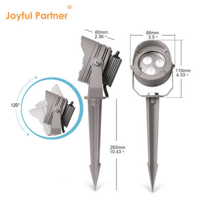 IP65 12V DC الضوء المظلم الزخرفي LED الضوء المضيء الألومنيوم مصباح المناظر الطبيعية الخارجية