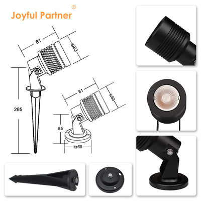 زاوية قابلة للتعديل الحديقة فوق أسفل الضوء 6W 10W مربع أرضية في الخارج الإضاءة