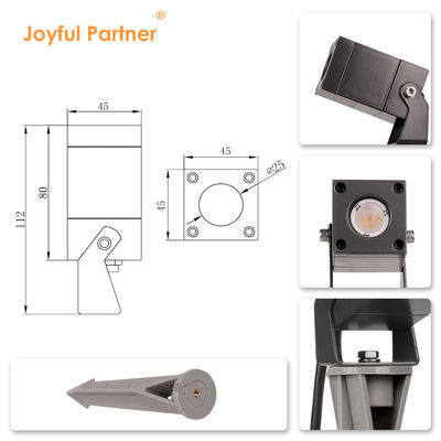 مضادات المياه IP65 مصابيح المناظر الطبيعية LED Spot Light Patio Pathway Outdoor Spike Garden Lights