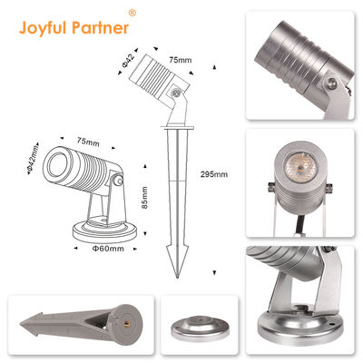 مصباح الحديقة LED الحالي المضاد للماء من الألومنيوم Ip65 LED Spike Light