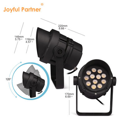 ضوء عالية مستديرة خارجية RGB LED أضواء IP65 LED شجرة المناظر الطبيعية