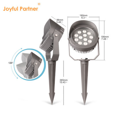 DMX512 مضيئة شجرة LED ملونة في الهواء الطلق 12W 24W 36W IP65 Rgb أضواء سبيك
