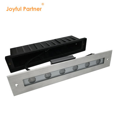 6W 12W الحديقة المنسدلة الإضاءة الخطية الدافئة البيضاء SUS 316 الطول 328MM للاستخدام في الهواء الطلق