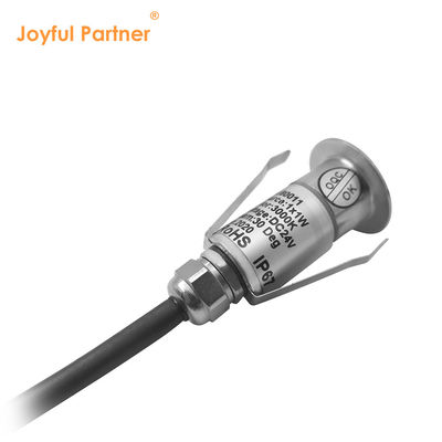 إضاءة درج صغيرة بتقنية LED، غطاء أمامي من الفولاذ المقاوم للصدأ، 1 واط، مصباح CREE XPE LED، مع صندوق خلفي من الألومنيوم