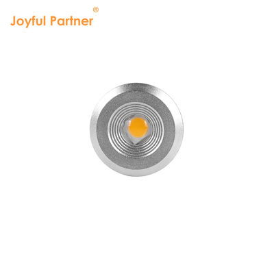 إضاءة درج صغيرة بتقنية LED، غطاء أمامي من الفولاذ المقاوم للصدأ، 1 واط، مصباح CREE XPE LED، مع صندوق خلفي من الألومنيوم