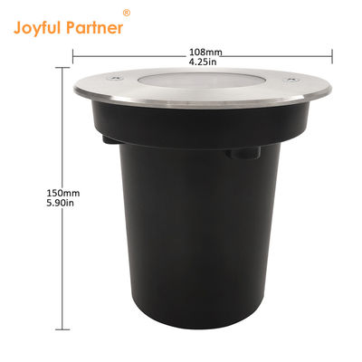 3 واط LED للخارج ضوء تحت الارض 3000k الساخن الأبيض المتداخل في الإضاءة الأرضية