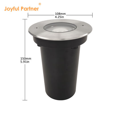 ضوء تحت الأرض LED للخارج 6W IP67 12V DC الضوء تحت الأرض منخفض الجهد