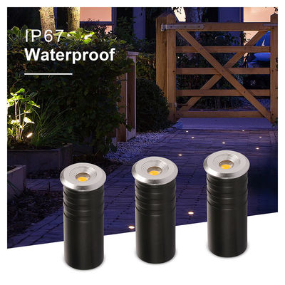 ميني IP67 1W CREE XPE LED لون واحد ضوء تحت الأرض في الهواء الطلق مصباح مدفون