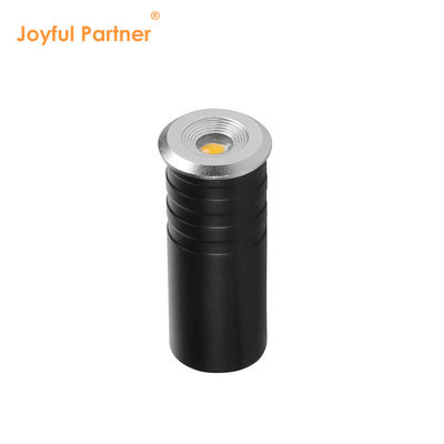 مصباح الدرج المصباح المصغّر IP67 1W CREE XPE LED لون واحد 316# الفولاذ المقاوم للصدأ مع صندوق خلفي من الألومنيوم