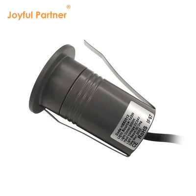 ضوء ميني LED مدفون ذو رؤية جانبية واحدة، تيار مستمر 24 فولت، ستانلس ستيل 316، زجاج بلوري، غطاء شبه مظلل