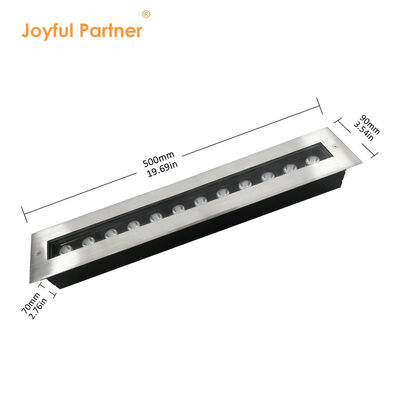 500 ملم طول مصباح LED متدفق مصباح خطي 12W IP67 مقاوم للماء مخصص