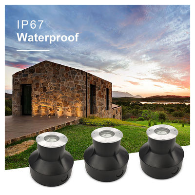 1W 3000k ضوء LED أبيض دافئ تحت الأرض IP67 مدفون في الأرض