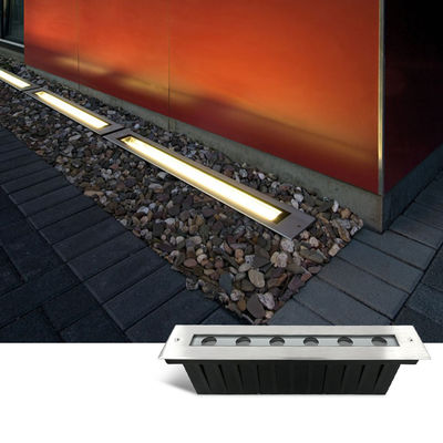ضوء LED تحت الأرض 2700k - 6500k IP67 ضوء غسل الحائط الخطي