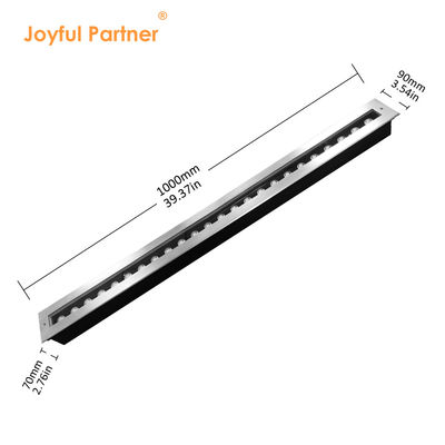 مضاد للماء IP67 الطريق خطي مصباح السلالم 1000mm LED أضواء أرضية مدرجة