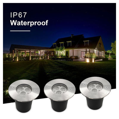IP67 ضوء وقوف السيارات تحت الأرض 3W 6W 9W ضوء الطريق الجانبي تحت الأرض