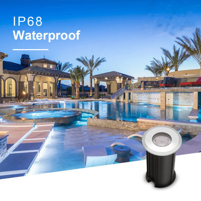 1W IP68 ضوء مائية تحت الماء 316SS 12V 24V ضوء المسبح LED 2700k - 6500k