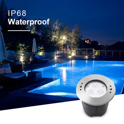 3W مقاوم للماء IP68 LED حوض سباحة تحت الماء ضوء 316 SS RGB DMX512 ضوء بركة