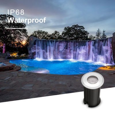 الفولاذ المقاوم للصدأ IP68 DC24V مصابيح بركة صغيرة 1W 2W 3W تصميم جديد مع شهادة CE ROHS