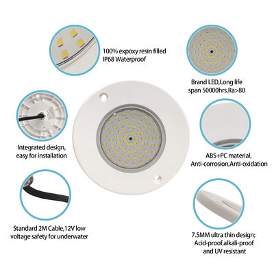 6W LED PAR56 ضوء حمام سباحة ضوء حمام سباحة ضوء حمام سباحة