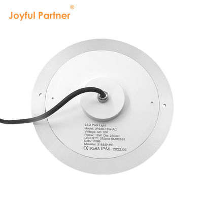 DC12V LED PAR56 ضوء حمام 18W 25W 35W LED RGB ضوء حمام IP68