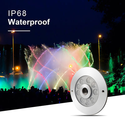 27W 3 في 1 RGB LED مصدر الضوء الفولاذ المقاوم للصدأ للمربع التجاري