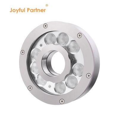 18W RGB LED فوهة حمام سباحة ضوء DMX التحكم مضاد للماء IP68 ضوء تحت الماء