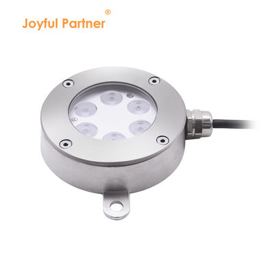 ضوء نافورة LED تحت الماء 6W RGB IP68 ضوء نافورة مضاد للماء 2700k - 6000k