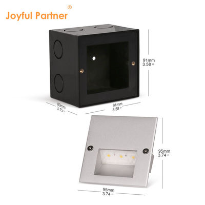 1.5W 3W مضادات للماء مصابيح LED خطوة IP65 واسعة مصابيح LED خطوة في الخارج