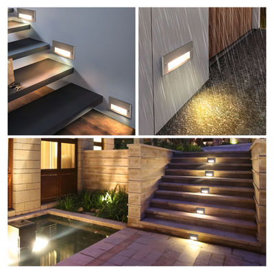 IP65 3W 5W LED الضوء الحائط المتدفق خطي الإضاءة خطوة لزاوية السلالم