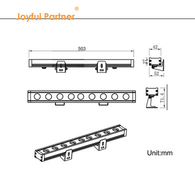 IP65 مضاد للماء LED غسالة الحائط الضوء الجهد العالي 110V 220V LED City Color Light