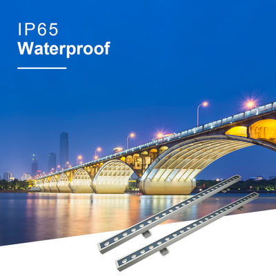 مصباح غسالة الحائط الخطي LED 9W IP65 مصابيح LED RGB Spot For Building Decoration