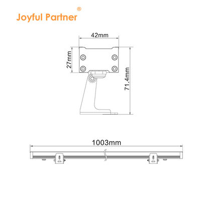 مصباح غسالة الحائط الخطي LED 9W IP65 مصابيح LED RGB Spot For Building Decoration