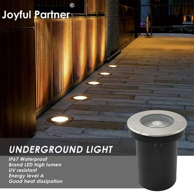ضوء LED تحت الأرض 3W 6W 9W RGB تغيير اللون مستوى الطاقة المتراجع