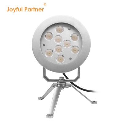 LED RGBW ضوء بقعة تحت الماء DMX التحكم الفولاذ المقاوم للصدأ 316 الدرجة البحرية DC12 24V