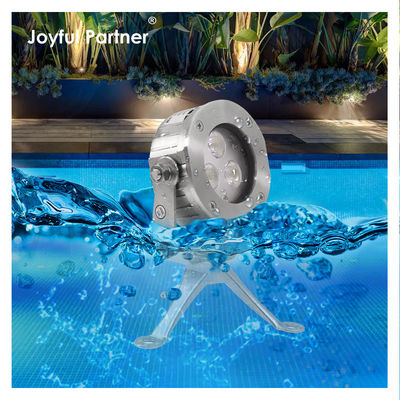 عالية الجودة DC24V التحكم 304 الفولاذ المقاوم للصدأ DMX512 RGBW IP68 12w LED الضوء تحت الماء