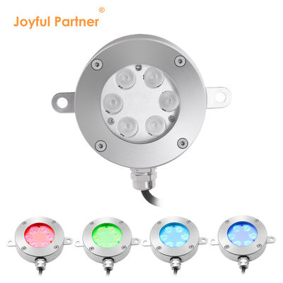 IP68 طاقة عالية مصابيح مصدر LED مقاوم للماء دعم الجسم من الفولاذ المقاوم للصدأ DMX512