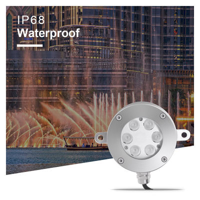 OEM ODM DMX Control RGB LED الضوء تحت الماء IP68 مقاوم للماء 100 lm/w