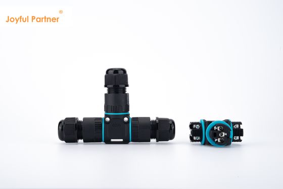 تثبيت سريع IP68 بلاستيكية مقاومة للماء 2/3 دبوس إمرأة الدائري