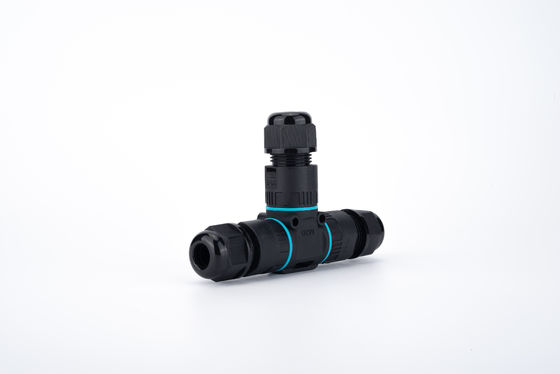 تثبيت سريع IP68 بلاستيكية مقاومة للماء 2/3 دبوس إمرأة الدائري