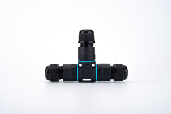 تثبيت سريع IP68 بلاستيكية مقاومة للماء 2/3 دبوس إمرأة الدائري