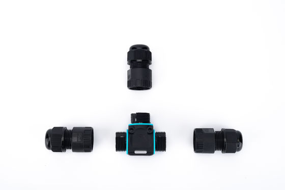 تثبيت سريع IP68 بلاستيكية مقاومة للماء 2/3 دبوس إمرأة الدائري