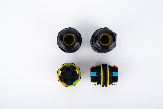 32A 250VAC IP68 عازل المياه 2 الاتصال الطريق 6 - 12mm كابل الحبل
