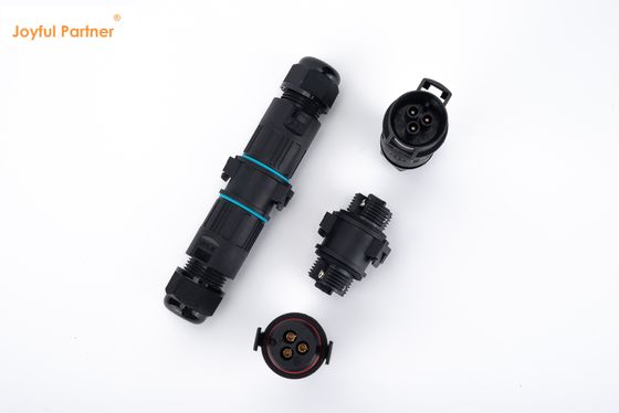 M19 3 Pin Electrical IP68 Quick Connector 2 Way Outdoor Extension Cord Connector (موصول سريع IP68)