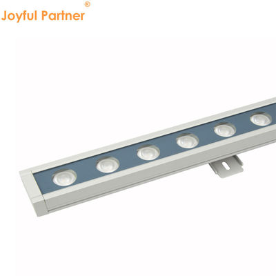 ضوء غسالة الحائط IP65 القشرة الألومنيوم تغيير ضوء خطي مقاوم للماء dmx 512