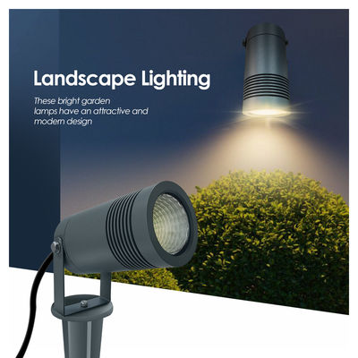 IP65 ضوء المناظر الطبيعية LED 10W 2700k 3000k مصباح معماري ضوء الحديقة مع القاعدة أو الشوكة